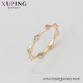 14949 Best selling jewelry elegant zircon ring, ladies latest 18k gold color ring designs